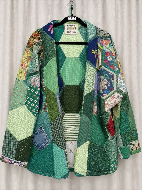 Jackets & Blazers - 110🌟 Handmade Upcycled Patchwork Quilt Jacket